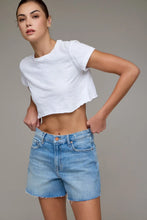 HIDDEN Medium High Rise Tie Waist A Line Shorts