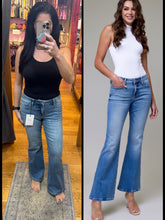 Hidden Medium Wash Clean Stretch Mid Rise Bootcut