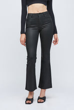 Hidden Happi High Rise Black Coated Clean Stretch Flare