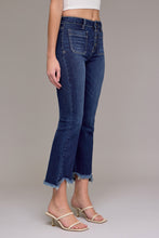 Hidden Happi High Waist Flare wih Chewed Hem