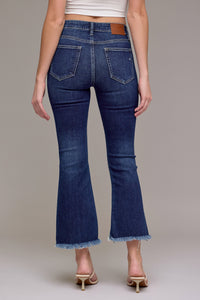 Hidden Happi High Waist Flare wih Chewed Hem