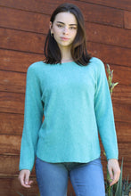 One Size Pullover Sweater- Teal