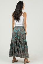 Mandela Printed Skirt - Ivory or Teal