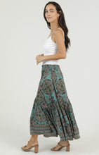 Mandela Printed Skirt - Ivory or Teal