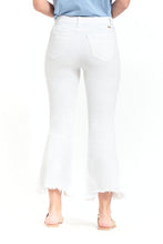 1822 27'' Luxe Demi Boot Jean W/ Sharkbite Hem - White