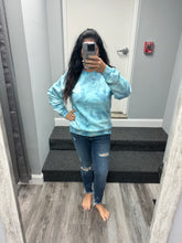 Evening Blue Tie Dye Pullover Blanks