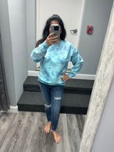 Evening Blue Tie Dye Pullover Blanks