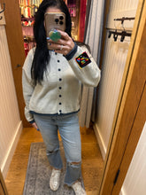 Darcie Contrast Cardigan - Light Heather Grey