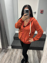 POL Washed Distressed Zip-up Hoodie - Assorted Colors