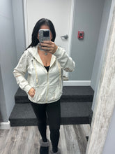 POL Washed Distressed Zip-up Hoodie - Assorted Colors