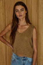Allende Vest Top - Camel or Light Pink
