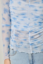 Lettuce Hem Mesh Layering Top - Lavender or Blue