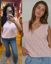 Allende Vest Top - Camel or Light Pink