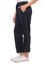 Ariella Scuba Jogger With Snake Trim Detail - Black Or Charcoal