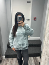 Acid Wash Tye Dye Sweatshirt - Grey