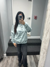 Acid Wash Tye Dye Sweatshirt - Grey