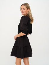 SIX FIFTY ANNABELLE | MIXED MEDIA DRESS - BLACK