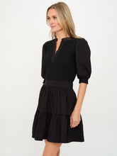 SIX FIFTY ANNABELLE | MIXED MEDIA DRESS - BLACK