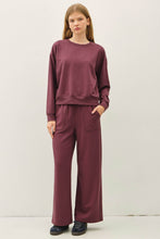 Sweatfleece Wide Pants - Olive or Berry
