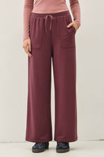 Sweatfleece Wide Pants - Olive or Berry
