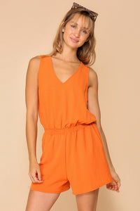 Summer Days Airflow Game Day Romper - Navy, Kelly Green or Orange