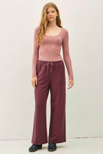 Sweatfleece Wide Pants - Olive or Berry