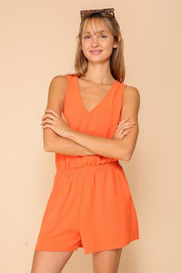 Summer Days Airflow Game Day Romper - Navy, Kelly Green or Orange