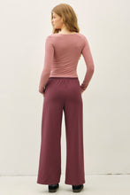 Sweatfleece Wide Pants - Olive or Berry