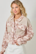 Mystree Mixed Media Jacket - Cappuccino