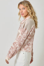 Mystree Mixed Media Jacket - Cappuccino