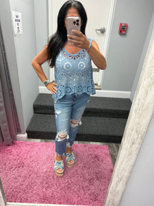 Casual Crochet Tank Top