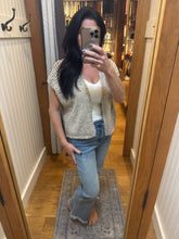 Open Front Knit Cardigan - Sand