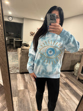 Evening Blue Tie Dye Pullover Blanks