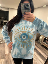 Evening Blue Tie Dye Pullover Blanks