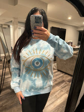 Evening Blue Tie Dye Pullover Blanks
