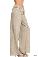 WASHED FRENCH TERRY SWEATPANTS - SLEET, MOCHA OR BLUE GREY