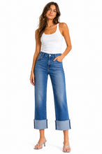 1822 Denim 29.5''- 25'' Relaxed Straight Roll Cuff Jean In Paola