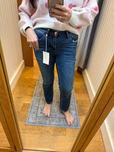 Flying Monkey Mid Rise Ankle Slim Straight Jeans