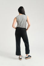 1822 Denim 29.5-25'' Mid-rise Roll Cuff Straight Leg Jean - Black