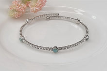 Stackable Silver Metal Bracelet - Assorted Colors