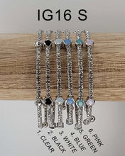 Stackable Silver Metal Bracelet - Assorted Colors
