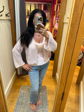 Long Sleeve Sweater Cardigan - Off White, Black or Pink