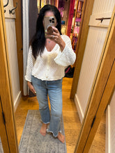 Long Sleeve Sweater Cardigan - Off White, Black or Pink
