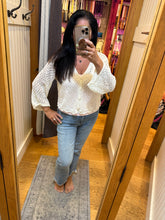 Long Sleeve Sweater Cardigan - Off White, Black or Pink
