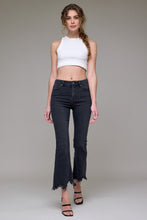 Hidden Happi Black Frayed Hem Cropped Flare