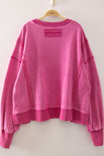 Vintage Washed Sweatshirt - Black, Denim, Seafoam or Hot Pink