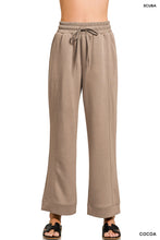 SCUBA DRAWSTRING PANTS - BLACK OR COCOA