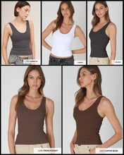 Nikibiki Reversible Scallop Edge Tank Top - Assorted Colors