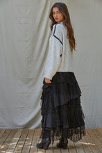 Manon Whipstitch Sweater - Light Heather Grey