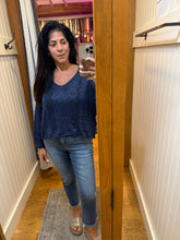 V Neck Crop Length Light Weight Pullover Sweater - Assorted Colors
